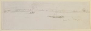 Nær Mainz av James Abbott McNeill Whistler