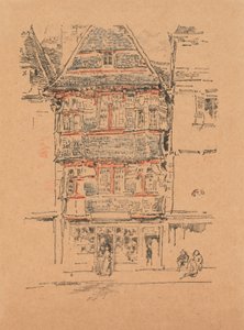 Røde hus, Paimpol av James Abbott McNeill Whistler