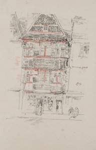 Røde hus, Paimpol av James Abbott McNeill Whistler
