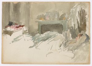 Hviler i sengen av James Abbott McNeill Whistler
