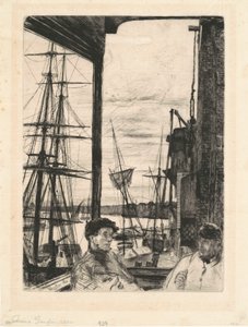 Rotherhithe av James Abbott McNeill Whistler