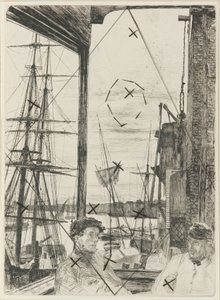 Rotherhithe av James Abbott McNeill Whistler