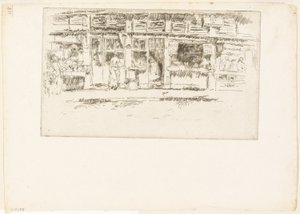 Rue de la Rochefoucauld av James Abbott McNeill Whistler