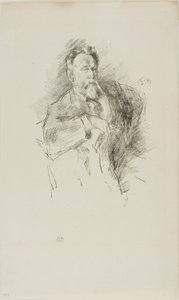 Skisse av William E. Henley av James Abbott McNeill Whistler