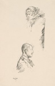 Skisser av frøken Philip og Mr. A. Studd av James Abbott McNeill Whistler
