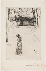 Speke Hall: The Avenue av James Abbott McNeill Whistler