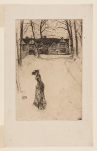Speke Hall: The Avenue av James Abbott McNeill Whistler