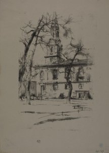 St. Giles-in-the-Fields av James Abbott McNeill Whistler
