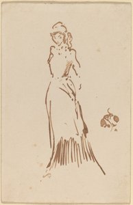 Stående kvinneskikkelse av James Abbott McNeill Whistler