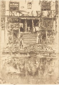 Steps, Amsterdam av James Abbott McNeill Whistler