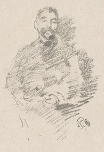 Stephane Mallarme av James Abbott McNeill Whistler