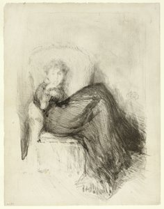 Studie: Maud Sittende av James Abbott McNeill Whistler