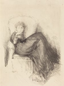 Studie: Maude sittende av James McNeill Whistler