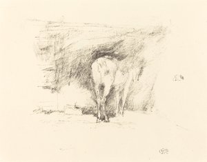 Studie av en hest av James Abbott McNeill Whistler