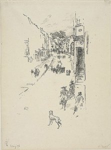 Søndag, Lyme Regis av James Abbott McNeill Whistler