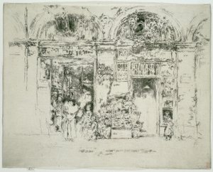 Solsikker, St Germain Market, Paris av James Abbott McNeill Whistler