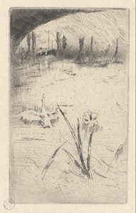 Swan og Iris av James Abbott McNeill Whistler