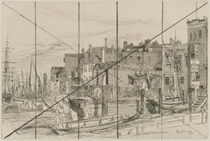 Thames politi av James Abbott McNeill Whistler