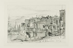 Thames politi av James Abbott McNeill Whistler