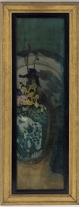 Den blå jenta (fragment): Lilla og blå av James Abbott McNeill Whistler
