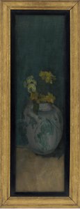 Den blå jenta (fragment): Gul og blå av James Abbott McNeill Whistler