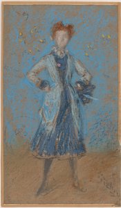 Den blå jenta av James Abbott McNeill Whistler