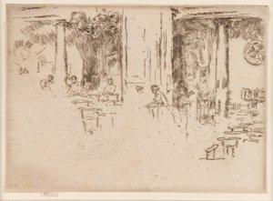Kirken - Brussel (tilbedelse) av James Abbott McNeill Whistler
