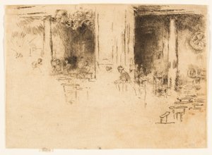Kirken - Brussel (tilbedelse) av James Abbott McNeill Whistler