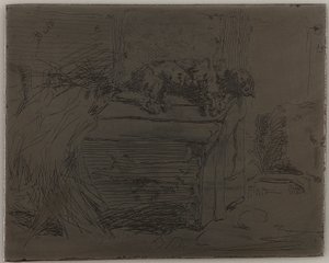 Hunden på kennelen av James Abbott McNeill Whistler