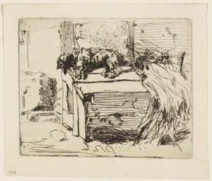 Hunden på kennelen av James Abbott McNeill Whistler