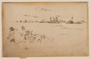 Flåten: Overvåkere av James Abbott McNeill Whistler