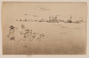 Flåten: Overvåkere av James Abbott McNeill Whistler