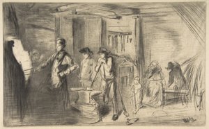 Smia, fra «En serie på seksten etsninger med scener fra Themsen og andre motiver» av James McNeill Whistler