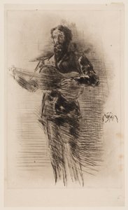 Gitarspilleren (M.W. Ridley) av James Abbott McNeill Whistler