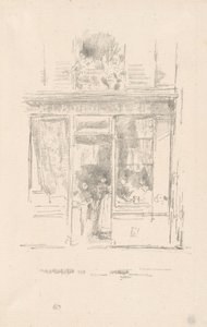 The Laundress: "The Laundress of Place Dauphine" av James Abbott McNeill Whistler