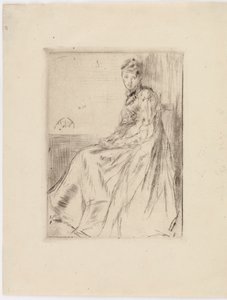 Brevet (Maud, sittende) av James Abbott McNeill Whistler