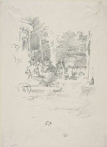 Den Lille Café au Bois av James Abbott McNeill Whistler