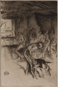 The Little Forge, Liverpool av James Abbott McNeill Whistler