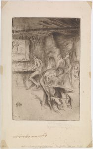 The Little Forge, Liverpool av James Abbott McNeill Whistler