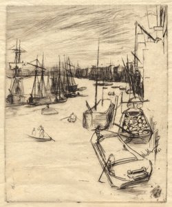 Den lille Rotherhithe av James Abbott McNeill Whistler