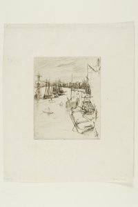 Den lille Rotherhithe av James Abbott McNeill Whistler