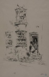De små trinnene, Lyme Regis av James Abbott McNeill Whistler