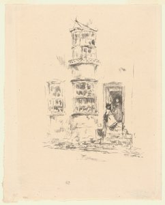 De små trinnene, Lyme Regis av James Abbott McNeill Whistler