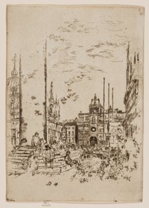 Piazzettaen av James Abbott McNeill Whistler