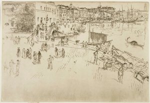 Riva, nr. 1 av James McNeill Whistler