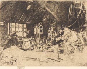 The Smithy av James Abbott McNeill Whistler