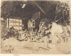 The Smithy av James Abbott McNeill Whistler