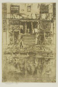The Steps, Amsterdam av James Abbott McNeill Whistler