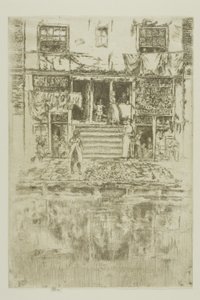 The Steps, Amsterdam av James Abbott McNeill Whistler
