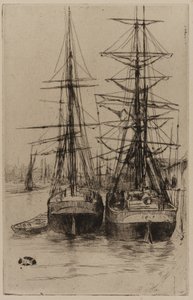 De to skipene av James Abbott McNeill Whistler